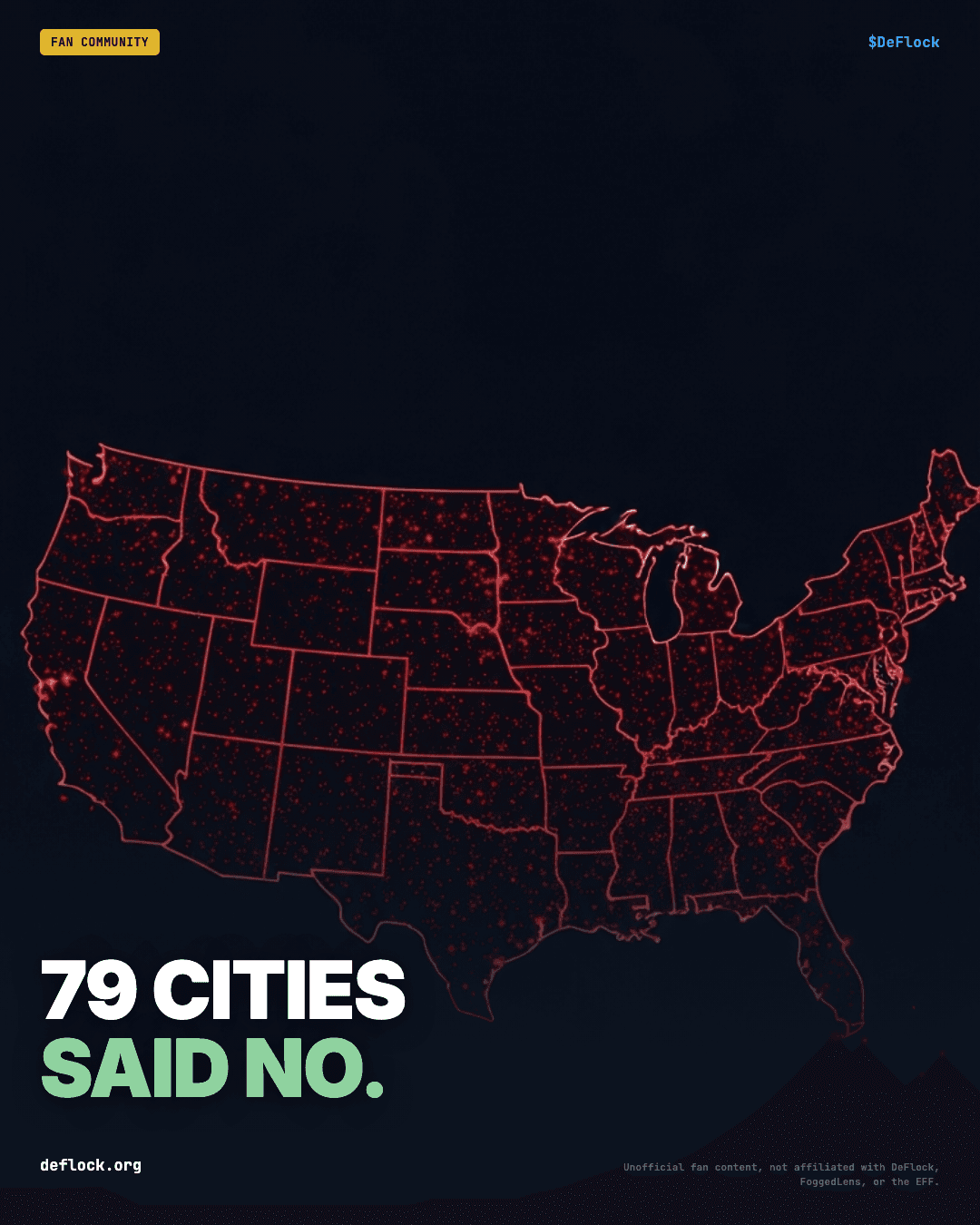 79 Cities Said No