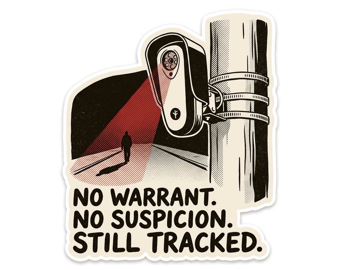 No Warrant. No Suspicion. Still Tracked.